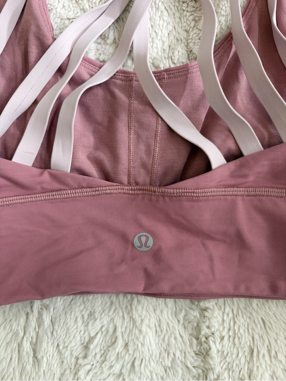 Lululemon Free To Be Moved Sports Bra Pink Size 8 - Picture 4 of 6